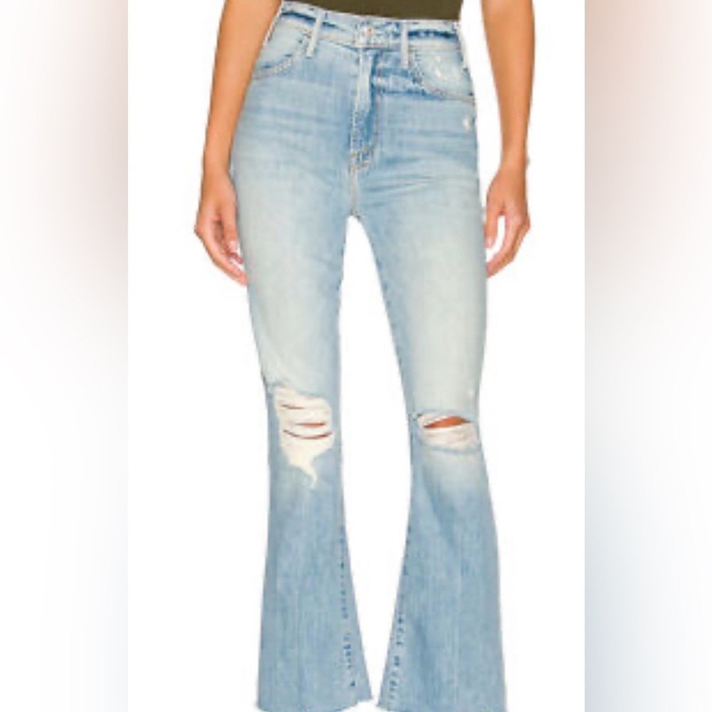 mother superior denim hustler ankle fray jeans size 27 - Picture 1 of 6